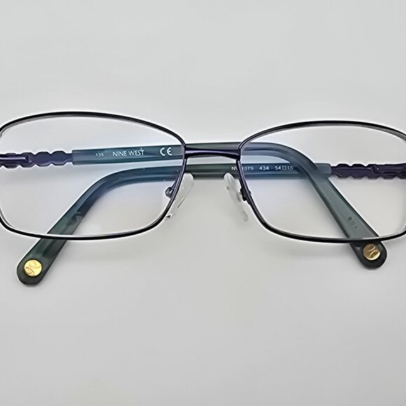 *SOLD* Nine West NW1079 434 Navy Blue Pearl Eyeglasses Frame w/ Flexhinge 54mm - Picture 11 of 15